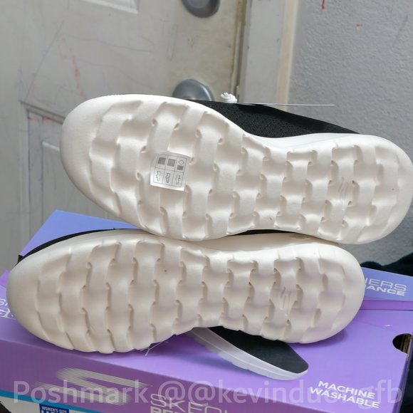 Skechers Ladies' Go Walk Joy Sneaker,, Color: Black, - Picture 2 of 5